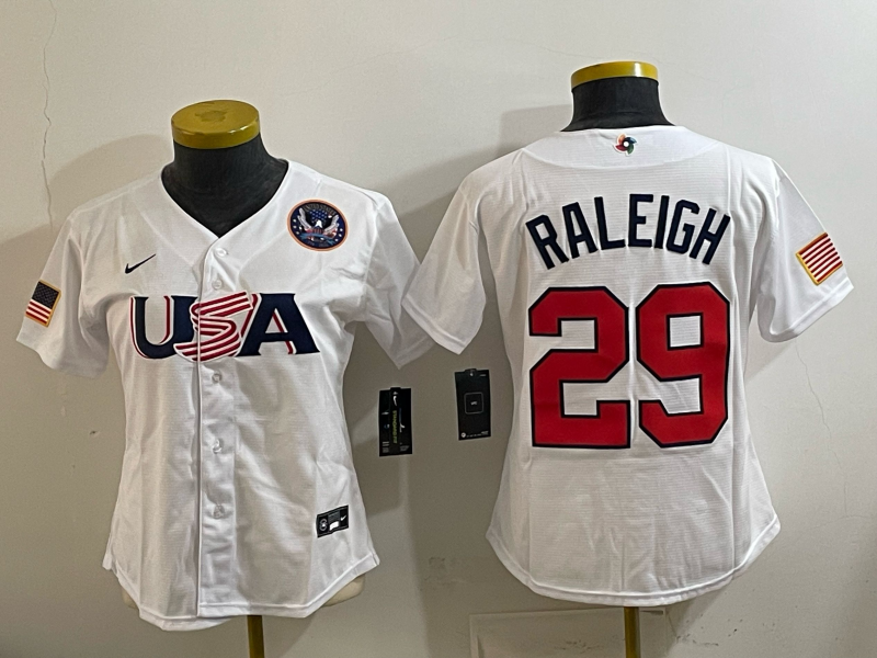 youth 2026 World cup white Nike MLB jersey 006